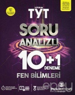 TYT Fen Bilimleri Soru Analizi 10+1 Deneme