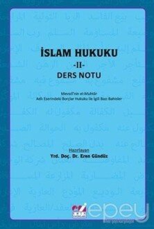 İslam Hukuku 2 - Ders Notu