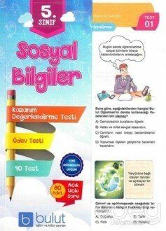 5. Sınıf Sosyal Bilgiler Kazanım Değerlendirme Testi