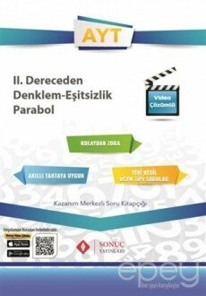 AYT 2. Dereceden Denklem Eşitsizlik Parabol 2019 - 2020