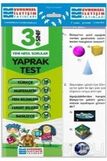 3. Sınıf Tüm Dersler Yaprak Test