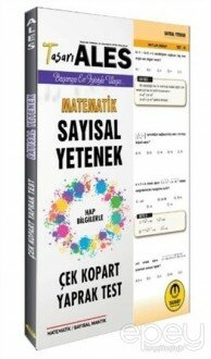 ALES Matematik Sayısal Yetenek Yaprak Test 2020