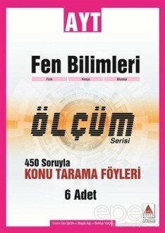 AYT Fen Bilimleri Ölçüm Serisi 450 Soruyla Konu Tarama Föyleri