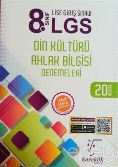 8. Sınıf LGS Din Kültürü Ahlak Bilgisi Denemeleri 20 Deneme