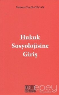 Hukuk Sosyolojisine Giriş