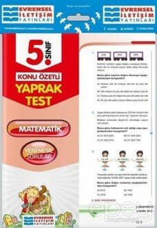 5. Sınıf Matematik Konu Özetli Yaprak Test