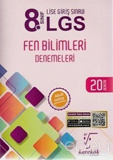 8. Sınıf LGS Fen Bilimleri Denemeleri 20 Deneme