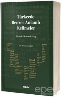 Türkçede Benzer Anlamlı Kelimeler