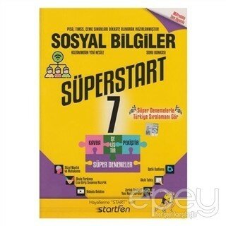 7. Sınıf Süperstart Sosyal Bilgiler Kavra Geliştir Pekiştir Süper Denemeler