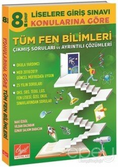 8. Sınıf LGS Konularına Göre Tüm Fen Bilimleri Çıkmış Soruları ve Ayrıntılı Çözümleri