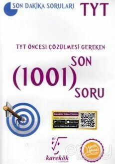 TYT Öncesi Çözülmesi Gereken Son 1001 Soru