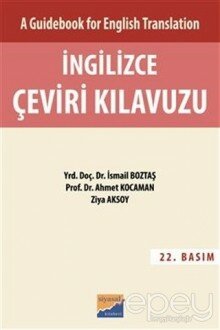 A Guidebook For English Translation İngilizce Çeviri Kılavuzu - Cevap Anahtarı