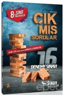 2019 8. Sınıf Çıkmış Sorular 16 Deneme Sınavı