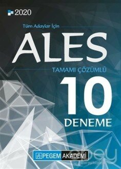 2020 ALES Tamamı Çözümlü 10 Deneme