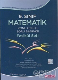 9. Sınıf Matematik Konu Özetli Soru Bankası Fasikül Seti