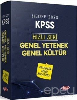 Hedef 2020 KPSS Hızlı Seri Genel Yetenek Genel Kültür Sempatik Konu Anlatımlı Set