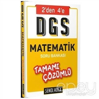 DGS Matematik Tamamı Çözümlü Soru Bankası