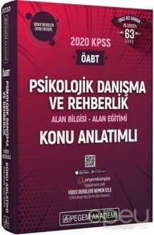 2020 KPSS ÖABT Psikolojik Danışma ve Rehberlik Video Destekli Konu Anlatımlı