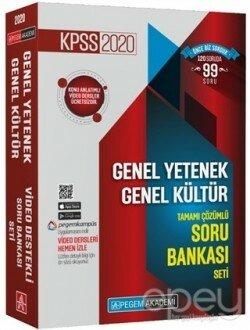 2020 KPSS Genel Yetenek Genel Kültür Tamamı Çözümlü Soru Bankası Seti (5 Kitap Takım)