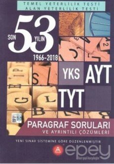 YKS AYT TYT Son 53 Yılın Paragraf Soruları ve Ayrıntılı Çözümleri 1966-2018