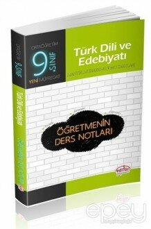 9. Sınıf Türk Dili Edebiyatı Öğretmenin Ders Notları