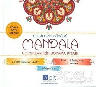 Çizgilerin Büyüsü - Mandala Çocuklar İçin Boyama Kitabı