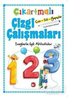 Çıkartmalı Çizgi Çalışmaları - Sayılarla İlgili Aktiviteler