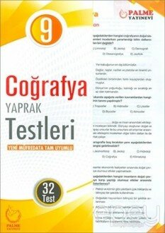 9. Sınıf Coğrafya Yaprak Testleri