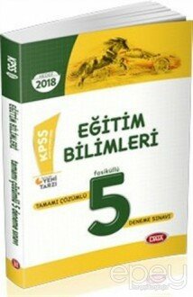 KPSS Eğitim Bilimleri Tamamı Çözümlü 5 Fasiküllü Deneme Sınavı