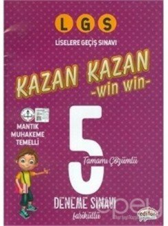 LGS Kazan Kazan Tamamı Çözümlü 5 Deneme Sınavı