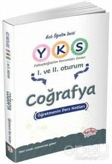 YKS 1. ve 2. Oturum Coğrafya Öğretmenin Ders Notları