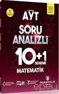 AYT Matematik Soru Analizli 10 Artı 1 Deneme