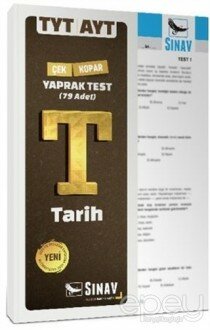 TYT AYT Tarih Yaprak Test