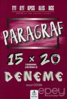 Paragraf 15 x 20 Tamamı Çözümlü Deneme