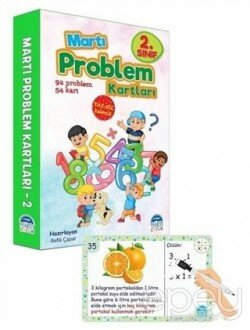 2. Sınıf Problem Kartları - Yaz Sil Kalemli