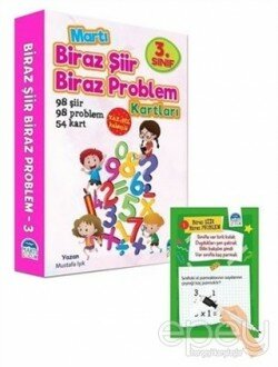 3. Sınıf Biraz Şiir Biraz Problem Kartları - Yaz Sil Kalemli