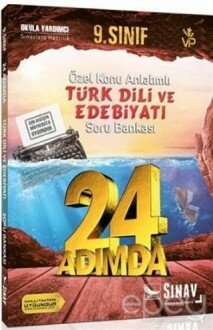 2019 24 Adımda 9. Sınıf Özel Konu Anlatımlı Türk Dili ve Edebiyatı Soru Bankası