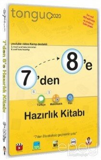 7'den 8'e Hazırlık Kitabı Türkçe Matematik Fen Bilimleri