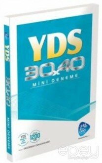 YDS 30x40 Mini Deneme