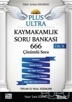 Kaymakamlık Soru Bankası 666 Çözümlü Soru Cilt 2 - Plus Ultra