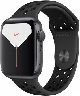 Apple Watch Nike Series 5 (44mm) Uzay Grisi Alüminyum Kasa ve Nike Spor Kordon (44 mm)