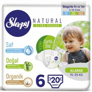 Sleepy Natural 6 Beden Bebek Bezi