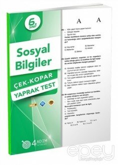 6. Sınıf Sosyal Bilgiler Yaprak Test