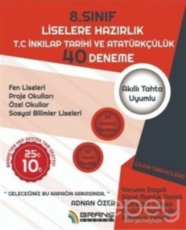 8. Sınıf Liselere Hazırlık T.C İnkılap Tarihi ve Atatürkçülük 40 Deneme