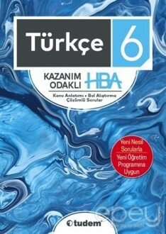 6. Sınıf Türkçe Kazanım Odaklı HBA