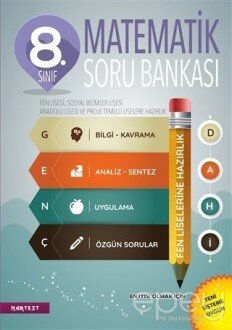 8. Sınıf Dahi Genç Fen Liselerine Hazırlık Matematik Soru Bankası