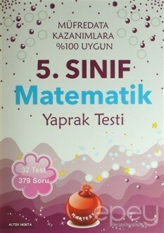 5. Sınıf Matematik Yaprak Testi