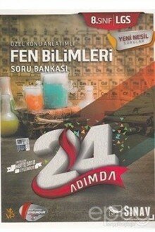 8. Sınıf LGS Fen Bilimleri 24 Adımda Soru Bankası