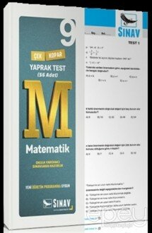 9. Sınıf Matematik Çek Kopar Yaprak Test