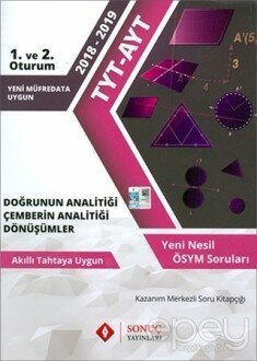 TYT AYT Doğrunun Analitiği Çemberin Analitiği Dönüşümler